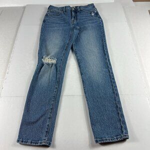 Madewell Jeans Women's 27x27* Perfect Vintage Mid Rise Blue Stretch Denim Tag 24